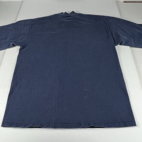 VTG NFL St Louis Rams Football Shirt Adult Large Blue Faded Long Sleeve Tee - Picture 9 of 14